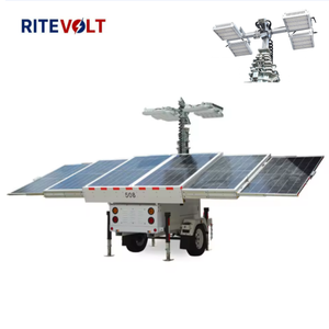 Torre de Iluminación Móvil Solar Monocristalina MPPT 6*455W, Iluminación LED DC48V 108000LUMS, Resistente al Viento, para Jardín y Carretera - Product Image 4