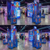 Machine de jeu d'arcade King of Hammer, testeur de force à monnayeur, High Striker avec panneau de score LED