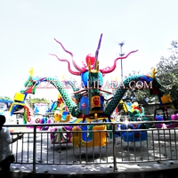 Manège Kermis Big Octopus Ride : Manège portable à plateau tournant pour parcs d'attractions