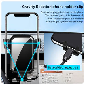 Adecuado para 2022 ~ <span class=keywords><strong>Genesis</strong></span> G90 soporte de pantalla al por mayor nuevo soporte de teléfono móvil para coche soporte de teléfono móvil Gravity - Product Image 5