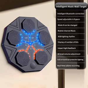 Máquina De Boxe Inteligente Wall Mounted Music Boxing Machine com LED Máquina De Perfuração Eletrônica