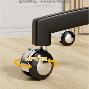 Boss GQK Durable Executive Office <b>Chair</b> with PU Casters Hollow Plastic Swivel Wheels for Executives - Product Image 2