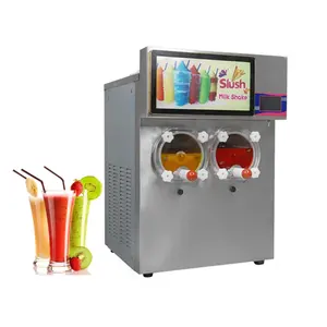 Doppel zylinder Cocktail Kaffee Slush Maschine CE Frozen Soft Drink Maschine Günstiger Preis