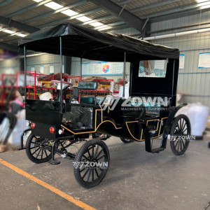 Carroza de Caballos para Viajes de Ocio, Elegante Carruaje Eléctrico Real, Vehículo Turístico Vintage, Garantía de Dos Años - Product Image 5