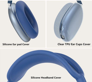 Funda de silicona para <span class=keywords><strong>AirPods</strong></span> <span class=keywords><strong>Max</strong></span>, auriculares, almohadillas para los oídos, <span class=keywords><strong>diadema</strong></span>, funda protectora para <span class=keywords><strong>AirPods</strong></span> <span class=keywords><strong>Max</strong></span> - Product Image 2