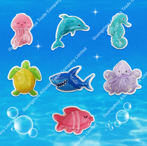 Offre Spéciale : Jouets Squishy Orbeeze Remplis – Série Animaux Marins à Presser : Dauphin, Méduse, Hippocampe, Tortue, Requin, Poisson - Product Image 4