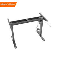 Hauteur réglable moteur unique ergonomique électrique assis pour tenir debout bureau de haute qualité bureau de levage ordinateur debout bureau
