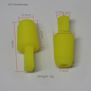 Tùy chỉnh khuôn cao su Silicone đa giảm dần cắm/Silicone mặt bích kéo phích cắm/Silicone flangeless phích cắm - Product Image 3