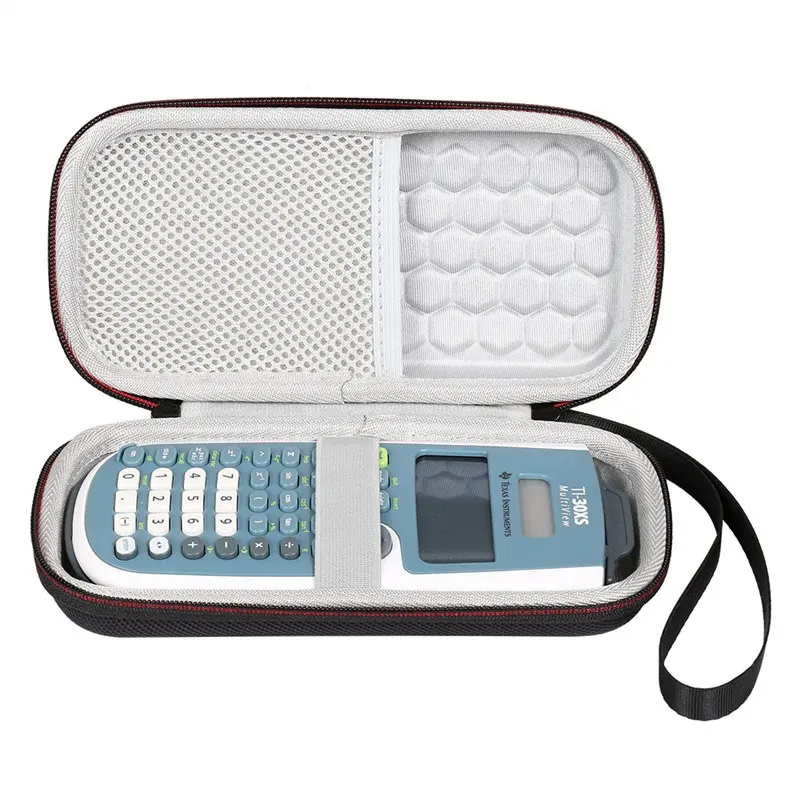 Personnalisé Portable Dur EVA Étui De Transport sac de rangement pour Texas Instruments TI-30XS MultiView Calculatrice Scientifique