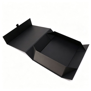 Boîte cadeau magnétique de luxe, emballage pliable de style livre avec logo personnalisé, carton écologique, vente en gros directe d'usine - Product Image 3