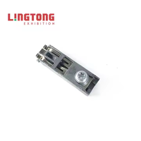 Conector de Viga para Stand de Exhibición, Plegable y Portátil, con Bloqueo de Tensión de Tres Garras y Carcasa de Zinc, para Ranuras de 4.3mm, de Aluminio