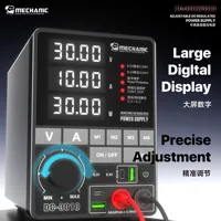 Alimentation CC réglable MECHANIC DC-3006/3010 0-30V 6A/10A, source d'alimentation à découpage stabilisée, outils professionnels pour la réparation de téléphones