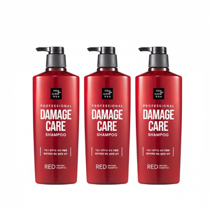 Confezione da 3 Shampoo Proteico Rosso per Capelli Danneggiati Mise-en-scene Damage Care 680ml Formula Liquida - Product Image 1