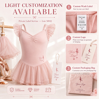 Leotardo de Danza para Mujer, Alta Elasticidad, 2026, Algodón y Spandex, Tipo Camisola, Color Sólido, para Clases de Ballet