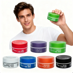 Nhãn Hiệu Riêng Matte Người Đàn Ông Của Tóc Sáp Cho Người Đàn Ông Tạo Kiểu Kết Cấu Aqua Đất Sét Pomade Gel Cắt Tóc Tự Nhiên Tùy Chỉnh Chuyên Nghiệp - Product Image 1