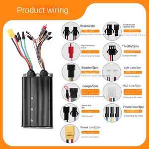 <span class=keywords><strong>Kit</strong></span> de Bicicleta Eléctrica con Controlador de 80a y Conector No Impermeable - Product Image 4