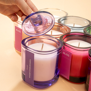 Velas Aromáticas AIKUN de 8*9cm, 150g, Cera de Soya, Marca Reconocida, en Frasco de Vidrio de Color, Velas Perfumadas para Aromaterapia - Product Image 6