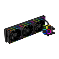 Refroidisseur de processeur liquide Thermalright Magic Qube 360 ARGB NOIR avec écran numérique intelligent, ventilateurs 2000 RPM pour LGA1700 AM5