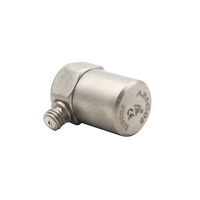 Capteur d'accélération piézoélectrique à faible bruit, signal à faible interférence, sortie basse tension (5V), câble blindé, plage de 1000g