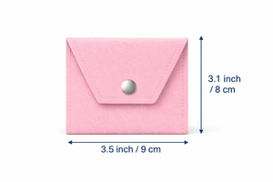 Custom Printing Microfiber Jewelry Pouch Bags Velvet Jewelry Packaging Bags Personalized Jewelry Pouch with Logo - Product Image 4
