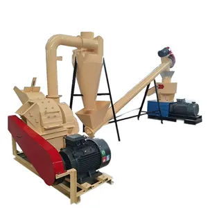 Hot sale 600-800kg/h rice husk straw pelletizer mill wood pellet making machine for fire pellets