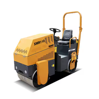 XMR110 1075Kg 1Ton Mini Rouleau De Route Double Tambour Mécanique Vibratoire Construction Machines Route Compacteur Machine