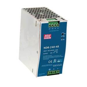 Fuente de Alimentación de Riel DIN NDR-240-24 de Salida Única 240W 24V - Product Image 6