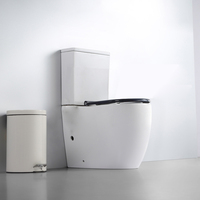 Siège de toilette ergonomique à rabat pour personnes âgées et handicapées, monobloc, accessible, pour hôpital public, salle de bain sanitaire, armoire de toilette pour seniors