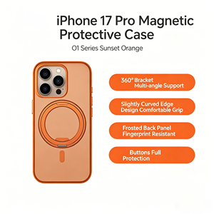 Funda con Soporte 360 para iPhone 17 Pro, Cubierta Magnética Mate con Soporte Multiángulo, Agarre Protector Completo - Product Image 2