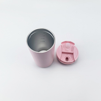 Vente en gros de tasses à café isothermes en acier inoxydable de 12 oz, à double paroi, avec isolation sous vide, pour les voyages, cadeau d'entreprise, tasse à café