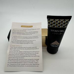 Gouden Titan Heren Massage Crème Goud Gel Witte Gesp Siliconen Penis Pomp Verfrissende <span class=keywords><strong>Sex</strong></span> Producten <span class=keywords><strong>Bulk</strong></span> Groothandel Levering - Product Image 3
