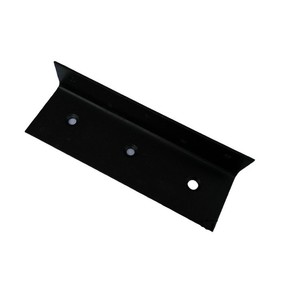 Support d'angle de salle de bain Huaxi 15x5mm, connecteur métallique estampé épaissi de 3mm, support d'angle droit noir, quincaillerie - Product Image 2