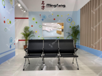 Chaise de réception pliable moderne Mingfang avec cadre en fer et pieds en acier inoxydable pour salle de classe universitaire, salle de conférence
