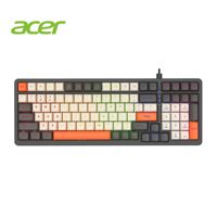 acer OKW214 100-Key USB Wired Gaming Mechanical Keyboard with Anti-Ghosting Ergonomics Design Warehouse