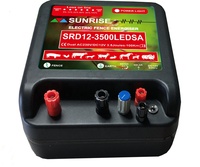 SUNRISE Meest krachtige AC/DC dubbele PV-bescherming waterdichte milieuvriendelijke elektrische omheining energizer voor paarden schapen rundvee olifanten