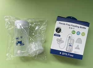 Biberons anti-fuite personnalisés OEM/ODM avec logo imprimé, calibre standard 240 ml, ensemble de biberons mains libres en PP pour bébé, vente en gros - Product Image 6