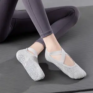 Yoga Socken Profession elle Anti-Rutsch-Frauen tanz aus reiner Baumwolle Schweiß absorbierende dünne Sports ocken Trampolins ocken