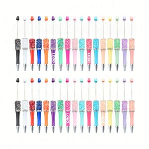 Bolígrafo de Plástico Personalizado con Cuentas de Cristal, Creativo, Hecho a Mano, Bonito, para Niñas, Regalo - Product Image 1