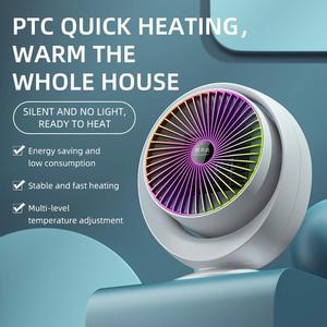 Quạt sưởi điện di động thiết kế mới, máy sưởi mini PTC cho mùa đông, có chức năng bảo vệ quá nhiệt, dùng cho phòng, xe RV và ngoài trời - Product Image 3