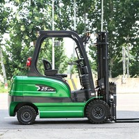 Chariot élévateur électrique robuste de 2,5 tonnes, alimenté par batterie au plomb-acide, pour le transport de marchandises, provenant de Chine