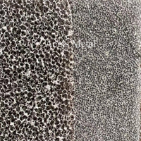 Mousse d'aluminium métallique 5ppi à cellules ouvertes/fermées 2mm 3mm 5mm 10mm d'épaisseur Mousse métallique poreuse en aluminium