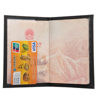 Étui Portefeuille de Voyage en PU pour Passeport, Organisateur de Documents, Sans Fermeture, Vente en Gros, Housse de Passeport Économique