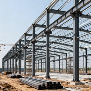 Kết Cấu Thép đúc sẵn xây dựng nhà xưởng kim loại thương mại công nghiệp kho kho - Product Image 1