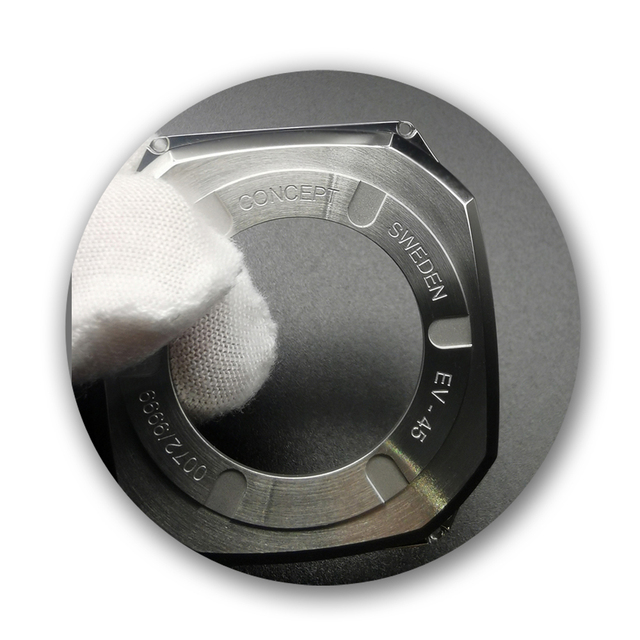Custom Watch Parts Manufacturers CNC Machining Mirror Polishing Brushing Stainless Steel High End Smart Watch Case Back
