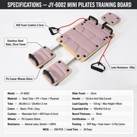 Nouvelle Table de Pilates d'Intérieur, Mini Appareil de Remodelage Corporel, Équipement de Studio pour le Renforcement du Corps avec Tube en Acier Inoxydable, Rétracteur