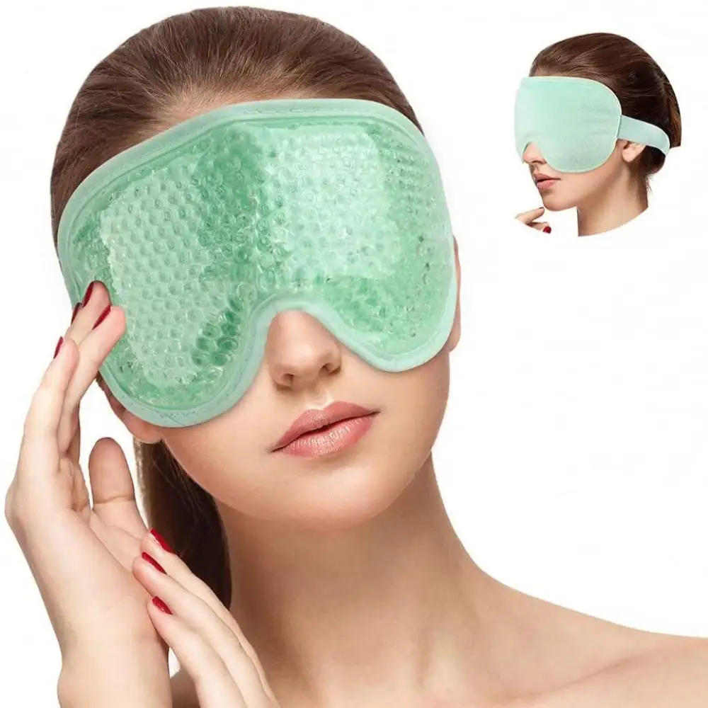 Hot Selling Gel Pack Maske Heiß Kalt Komprimieren Augen falten therapie Kühlgel Perle Augen maske