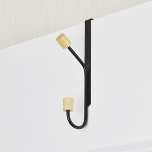 Lot de 2 patères murales modernes en métal de haute qualité à 2 crochets, multifonctionnelles pour cuisine, salon, salle de bain, rangement écologique - Product Image 5