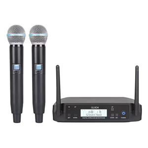 Sistema Microfonico Wireless GLXD4 Professionale per Performance da Palco a 2 Canali UHF Palmare Dinamico Headset Stile Portatile - Product Image 1