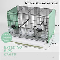 Vente en gros : Cage de vol classique moderne en fer respirant avec séparateur - Volière d'élevage pour perruches, agapornis et canaris