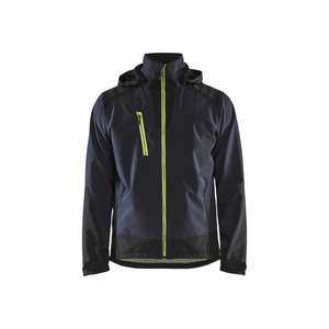 BLAKLADER-Veste Softshell XXXL 474925138633 Bleu marine foncé/Jaune haute visibilité-EAN 7330509892558 HI-VIS WORKWEAR - Product Image 5